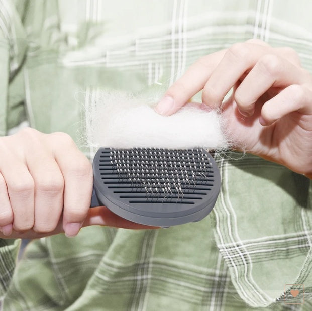 Self-Cleaning Pet Grooming Brush for Cats & Dogs