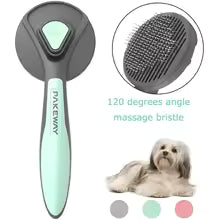 Self-Cleaning Pet Grooming Brush for Cats & Dogs